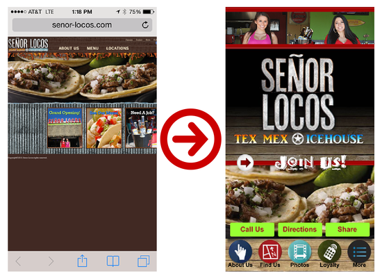 mobile sites & mobile apps for small businesses