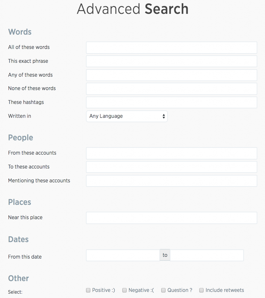 lead prospecting with twitter advanced search